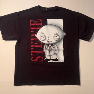 Vtg Family Guy Stewie Scarface Gangster Parody Promo Y2K Humor T-shirt Large